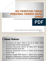 2013 Penilaian Prestasi Kerja PNS (Perka BKN 1 2013)