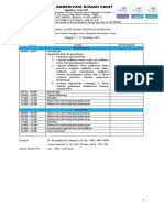 Jadwal Acara - Survei Verifikasi Akreditasi RS Umum Daerah Harapan Insan Sendawar Kalimantan Timur
