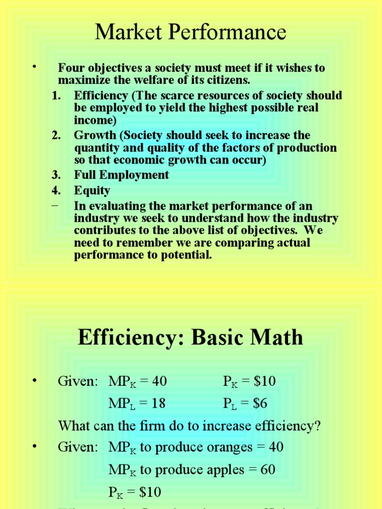 Performanceiof 04 | PDF | Profit (Economics) | Economic Growth