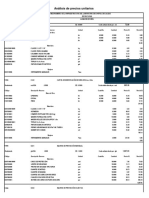 Analisis DE PRECIOS UNIT PDF