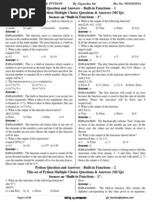 Get Function Generator Objective Questions Pics