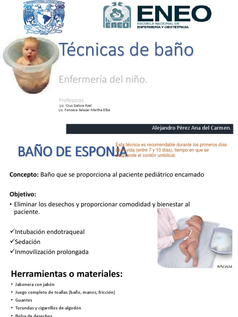 Baño Del RN PDF | Pañal | Infantes