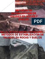 C 09 METODOS DE ESTABILIZACION DE TALUDES EN SUELOS Y ROCAS.ppt