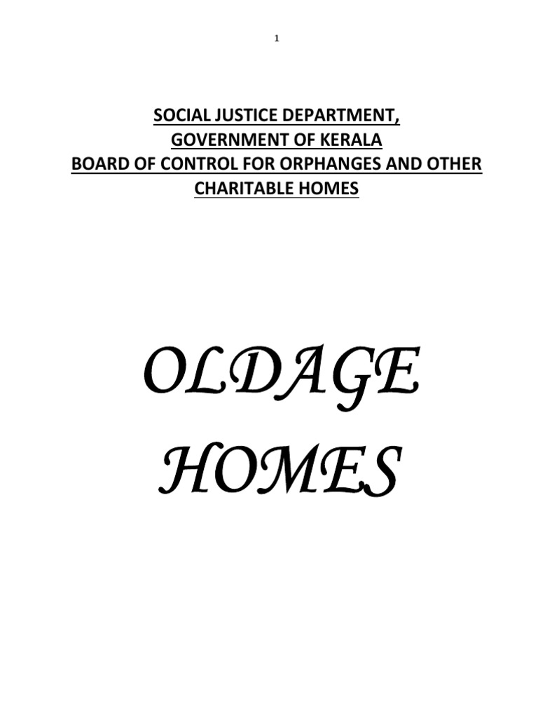 Old Age Homes List PDF Inheritance Wills And Trusts
