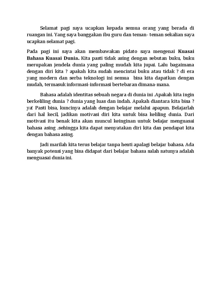 Kuasai Bahasa Kuasai Dunia