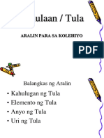 PangalawangTalakayan Sa GE 9 Kontekstwalisadong Komunikasyon Sa Filipino Panulaan Tula