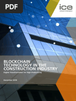 Blockchain Technology in Construction