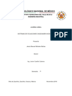 Sistemas de ecuaciones 3x3 examen módulo 3