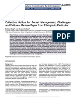 Collective Action For Forest Management, Challenges and Failures: Review Paper From Ethiopia in Particular