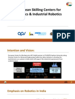 ARC Project Presentation - Indo European Skilling Centers For Mehcatronics and Industrial Robotics PDF
