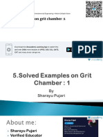 Solved examples on grit chamber :1