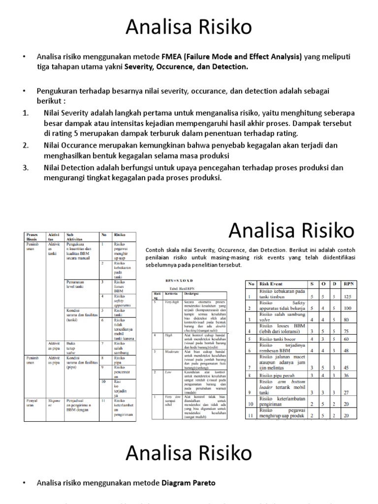 Analisis Risiko Produksi | PDF | Komputer