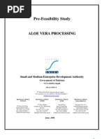 Download SMEDA Aloe Vera Processing by Muhammad Zargham Haider SN43866042 doc pdf