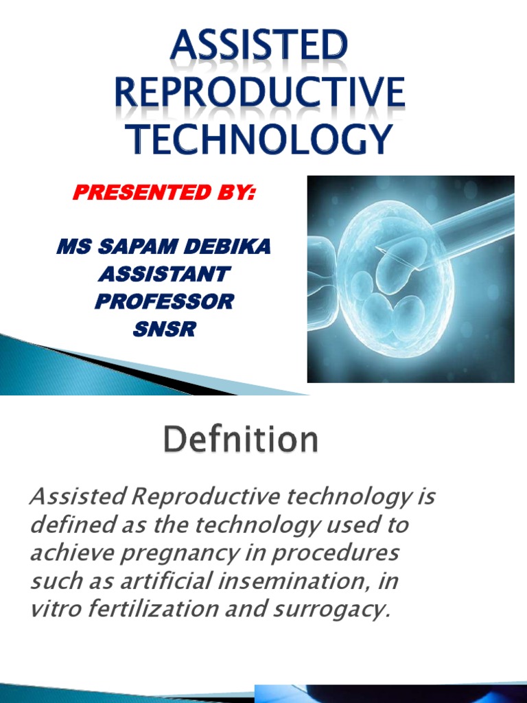 Artificial Reproductive Technique PDF In Vitro Fertilisation