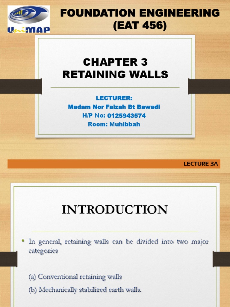Retaining Wall Design and Types | PDF | Structural Engineering | Solid ...