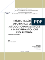 Importancia de los métodos criminológicos y su problemática