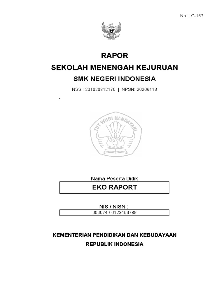 Format Raport Smk Pdf