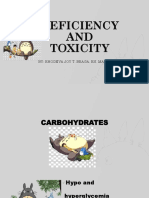 Nutrient Deficiencies and Toxicities: Carbohydrates, Protein, Fats, and Ketosis