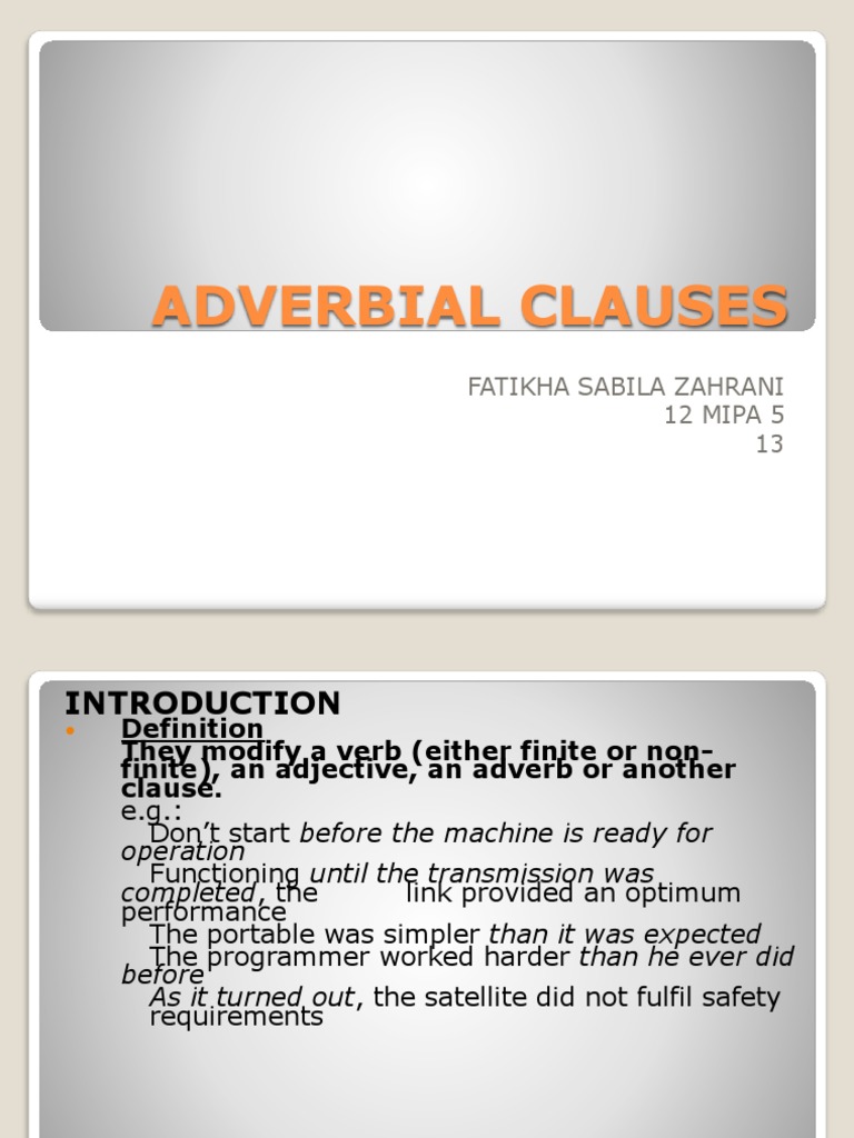 Adverbs powerpoint for kids image