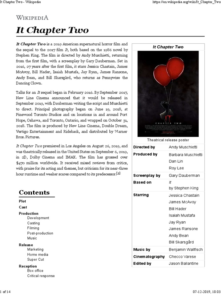 It Chapter Two PDF | PDF