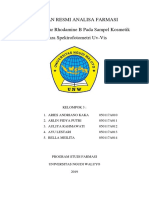 Laporan Resmi Analisa Farmasi P3