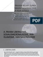 Paham Paham Besar Dunia Dan Gerakan Nasionalisme Di