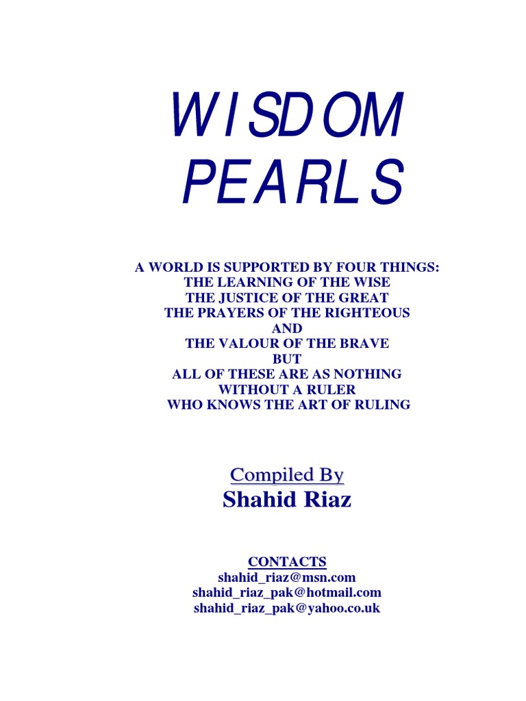 Wisdom Pearls Short Inspiring Stories Pdf