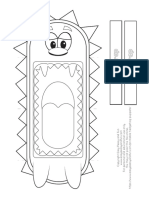 Hedgehog Printable Puppet PDF
