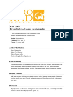 Reversible Hypoglycaemic Encephalopathy