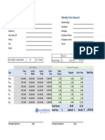 Excel Formula To Calculate Hours Worked and Overtime