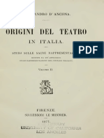 D'ANCONA - Origini Del Teatro Italiano 2