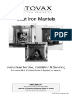 Cast Iron Mantels Installation Instructions PDF