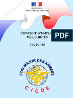 PIA 00-100 Concept d'emploi des forces (n° 4 CICDE du 11 janvier 2010)