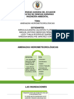 Amenazas Hidrometeorologicas