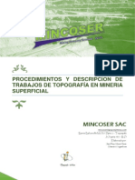 PROCEDIMIENTO Replanteo de Cresta Rampa y Puntos Topograficos