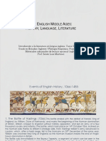 The English Middle Ages History Language PDF