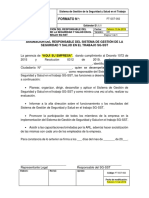 FT-SST-002 Formato Asignación Responsable Del SG-SST PDF