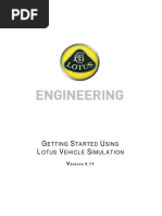 Getting Started With Lotus Vehicle Simulation PDF