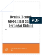 GLOBALISASI DALAM BERBAGAI BIDANG