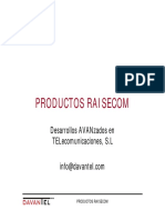 Productos Raisecom 2009