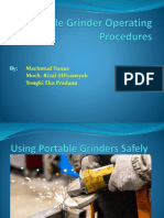 Portable Grinder Operating Procedures