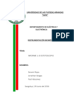 INFORME 1 El ESTETOSCOPIO