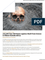 210,000 Year Old Homo Sapiens Skull PDF