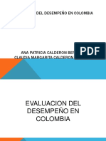 Diapositivas Evaluacion Del Desempeño en Colombia