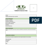 Formato Hoja de Vida PDF