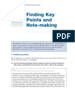 Finding Key Points and Note Taking