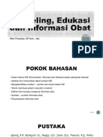 Konseling, Edukasi Dan Informasi Obat PDF