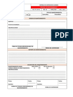 Formato Para Mantenim Iento de Equipos