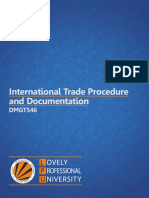 DMGT546 International Trade Procedure and Documentation PDF