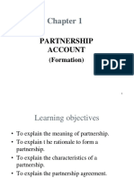 Chapter 1 - Formation of Partnership